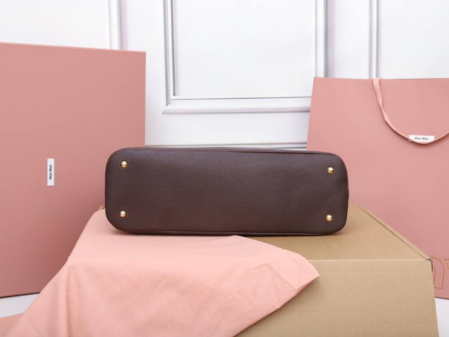 Miu Miu Aventure Nappa Medium Tote 5BG291 F486 40 x 30 x 13
