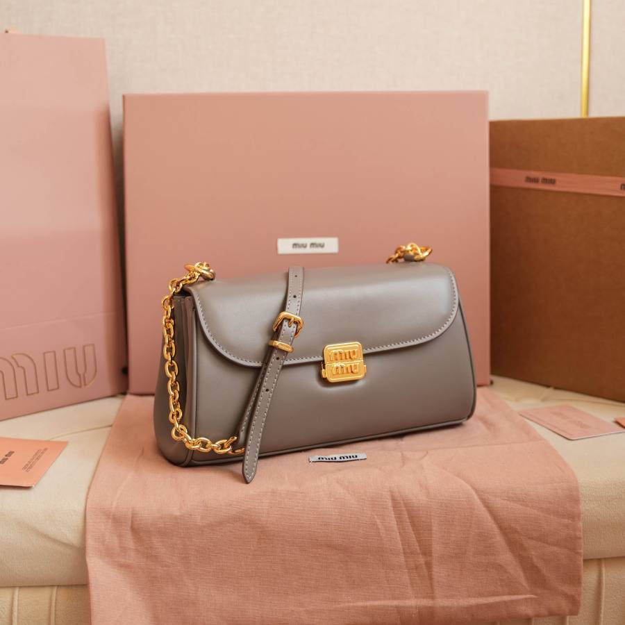 Miu Miu Baguette Shoulder Bag 5BD266 03BA 24 x 14 x 6