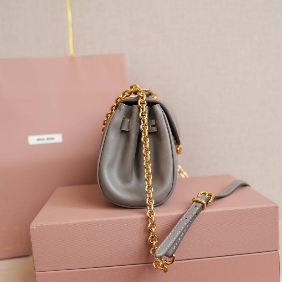 Miu Miu Baguette Shoulder Bag 5BD266 03BA 24 x 14 x 6