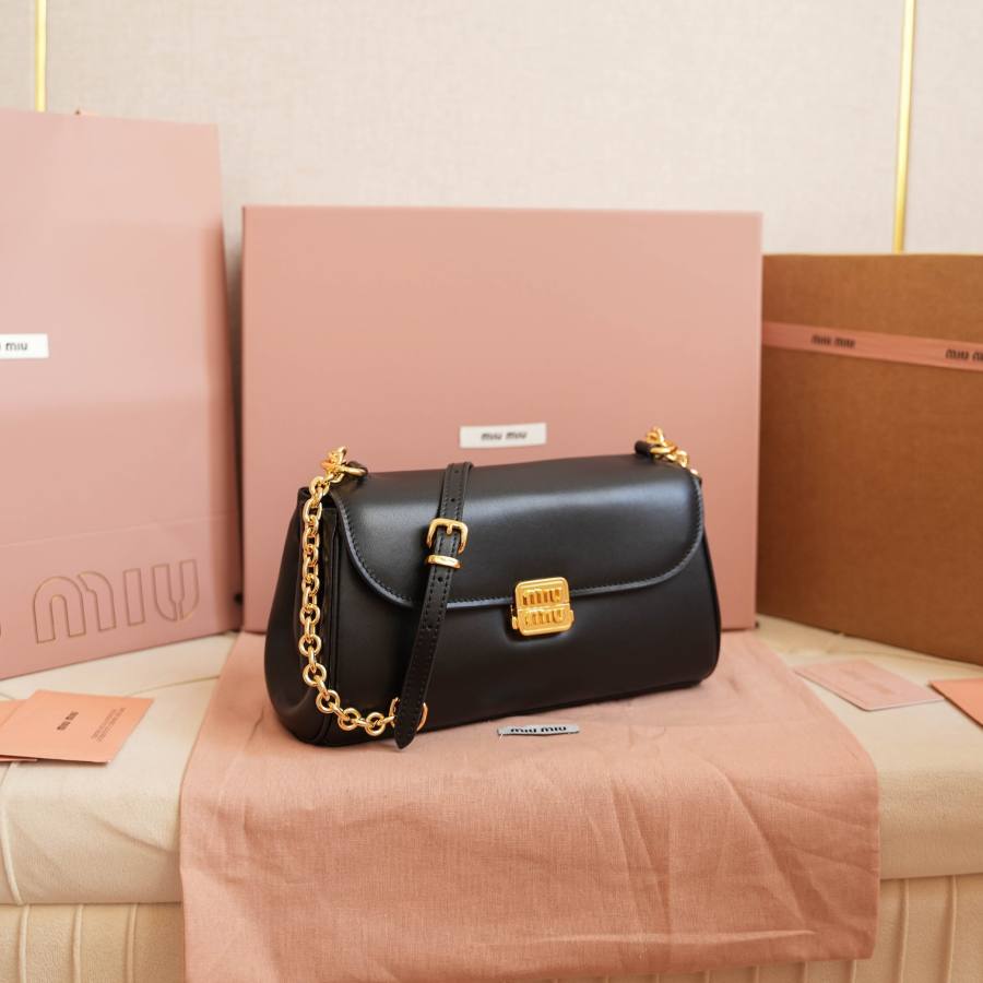 Miu Miu Baguette Shoulder Bag 5BD266 E37B 24 x 14 x 6