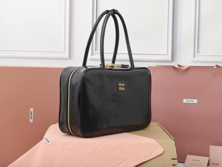 Miu Miu Beau Bag 5BB117 4A93 34 x 22 x 12