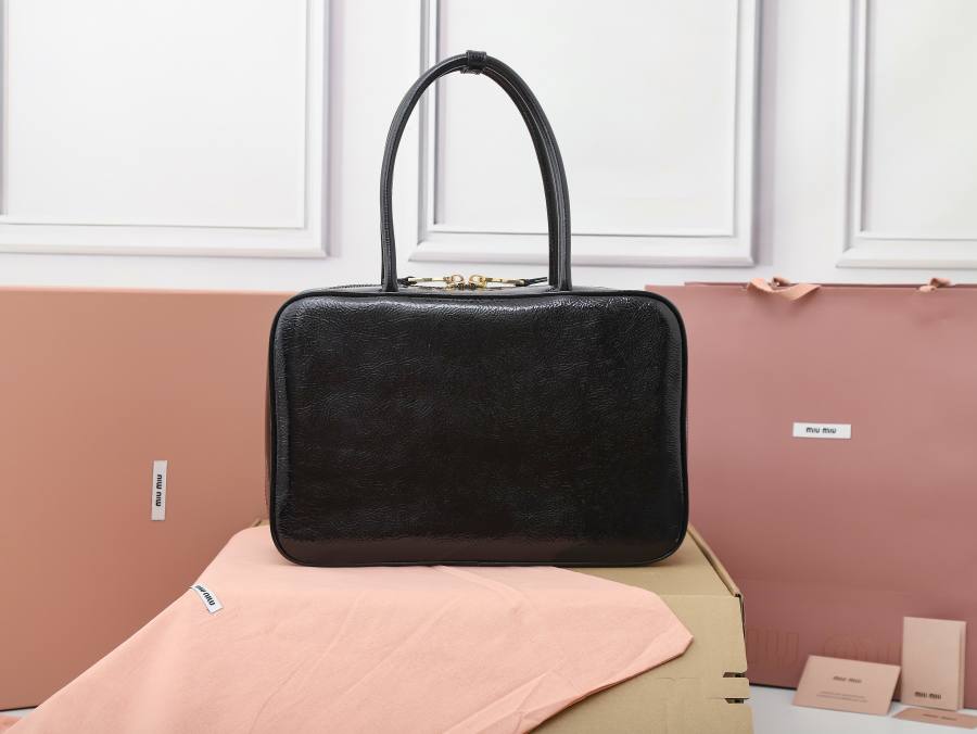 Miu Miu Beau Bag 5BB117 4A93 34 x 22 x 12