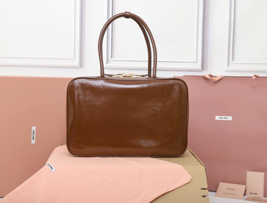 Miu Miu Beau Bag 5BB117 94CF 34 x 22 x 12