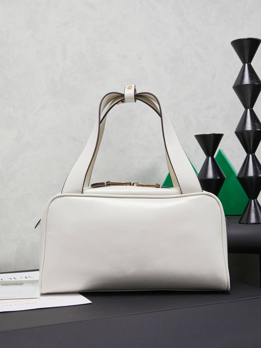 Miu Miu Bowling Underarm Bag 5BB182 3AD5 22 x 12 x 8