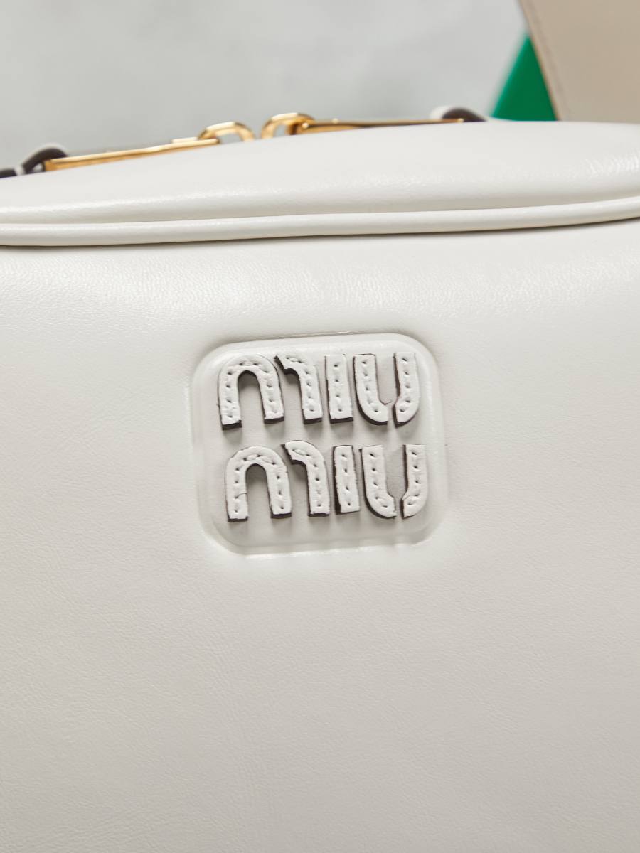Miu Miu Bowling Underarm Bag 5BB182 3AD5 22 x 12 x 8