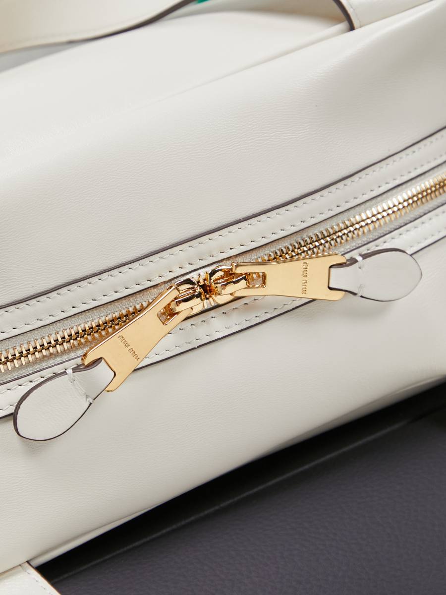 Miu Miu Bowling Underarm Bag 5BB182 3AD5 22 x 12 x 8