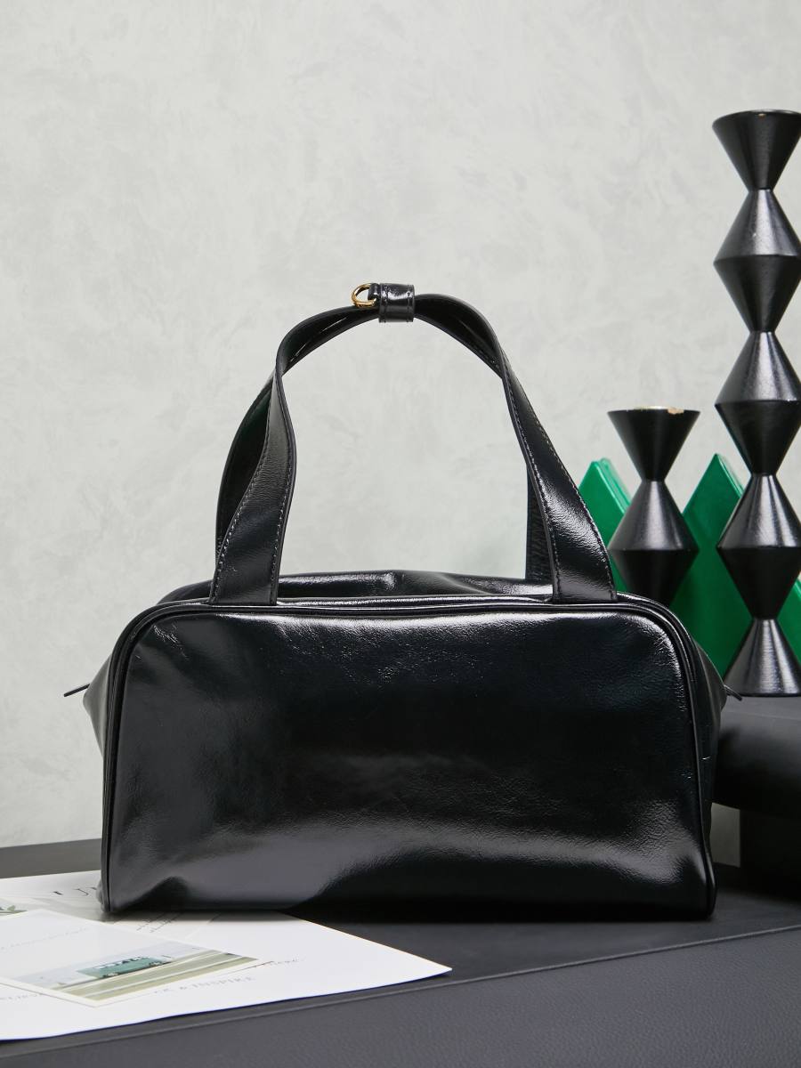 Miu Miu Bowling Underarm Bag 5BB182 5FAF 22 x 12 x 8