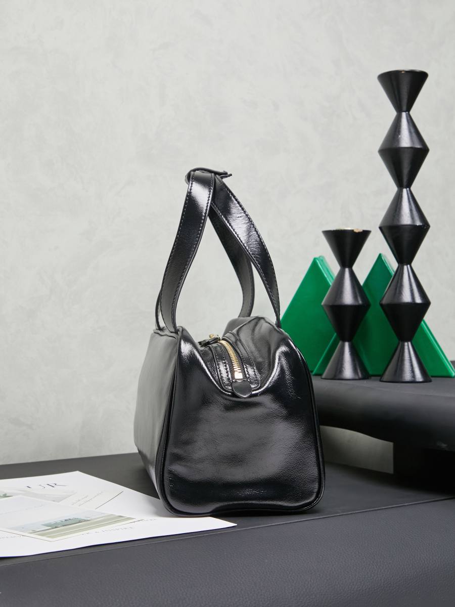 Miu Miu Bowling Underarm Bag 5BB182 5FAF 22 x 12 x 8