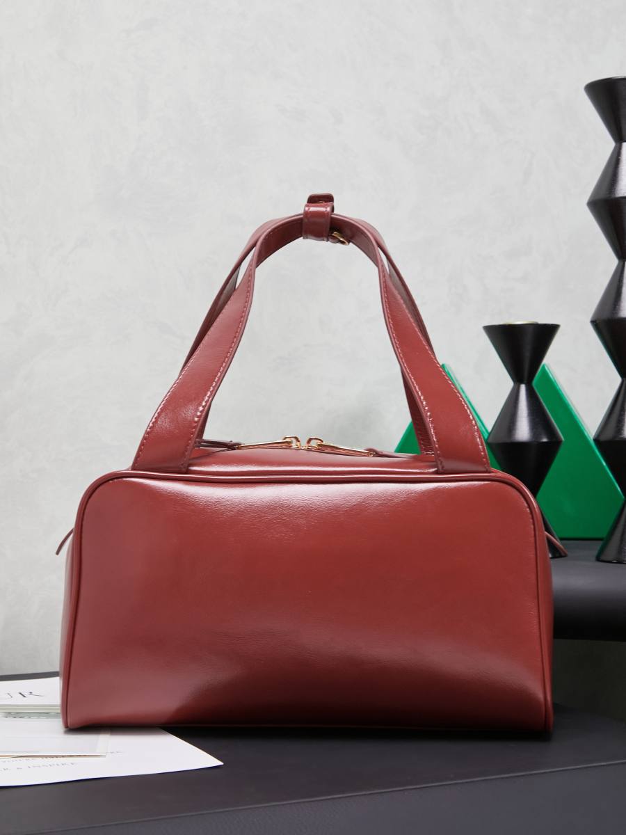 Miu Miu Bowling Underarm Bag 5BB182 CE47 22 x 12 x 8