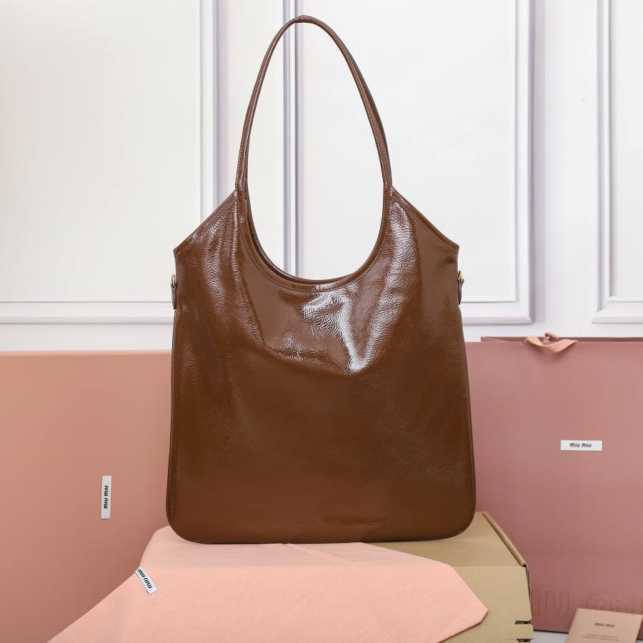 Miu Miu Ivy Tote Hobo Tote 5BG231 0C25 40 x 35 x 12