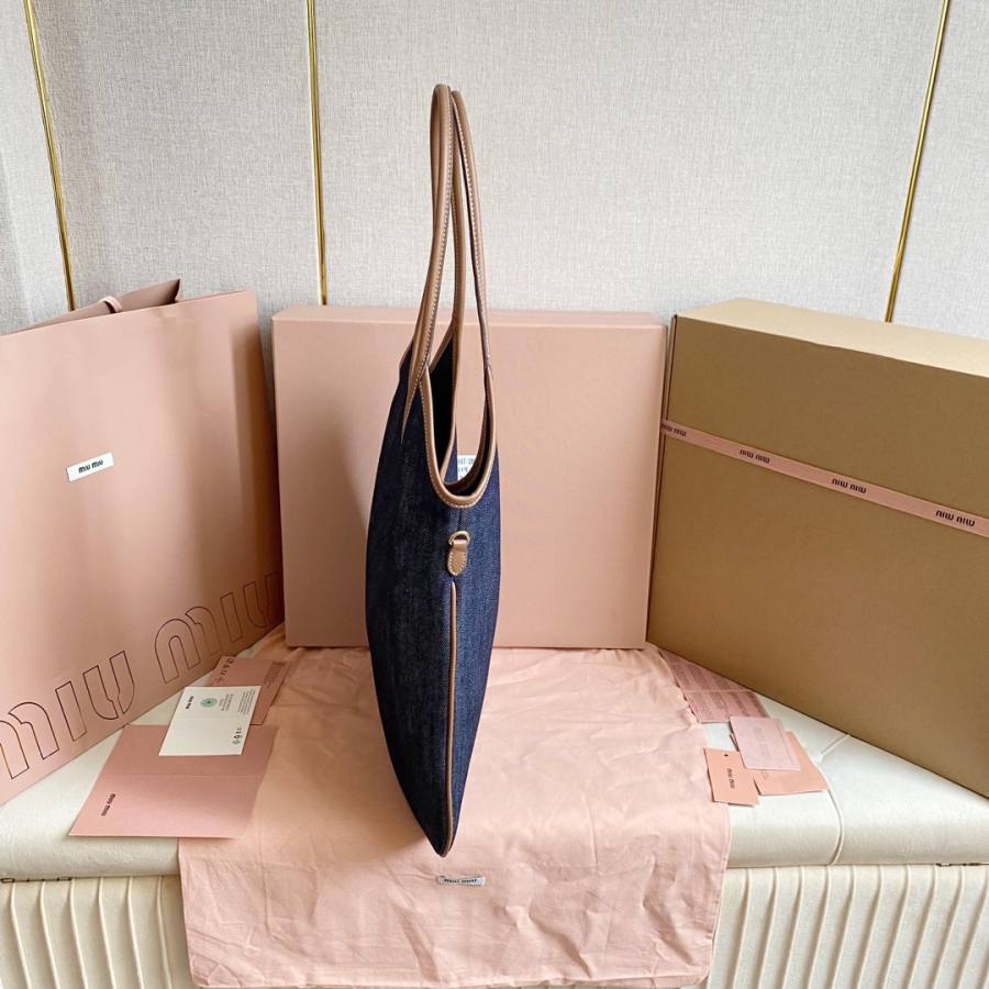 Miu Miu Ivy Tote Hobo Tote 5BG231 CB59 40 x 35 x 12