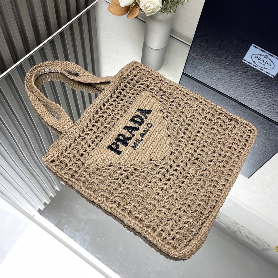 RP 2809000 Prada Raffia Tote 37x36x4 1BG393 4638