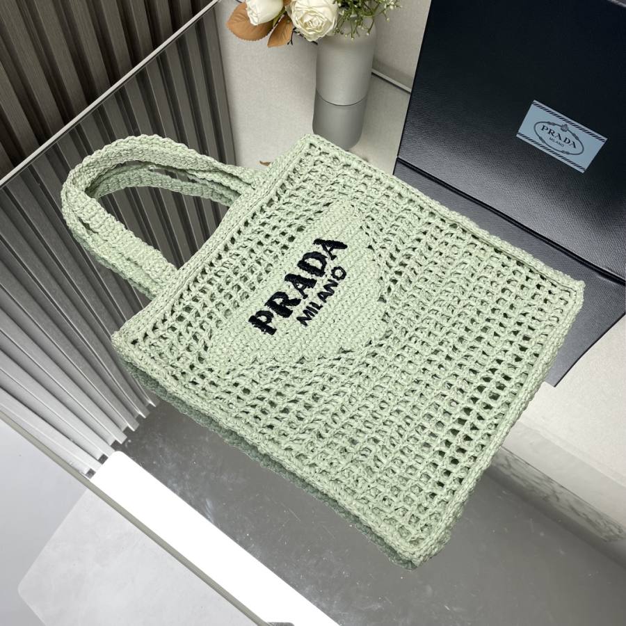 RP 2809000 Prada Raffia Tote 37x36x4 1BG393 98C2