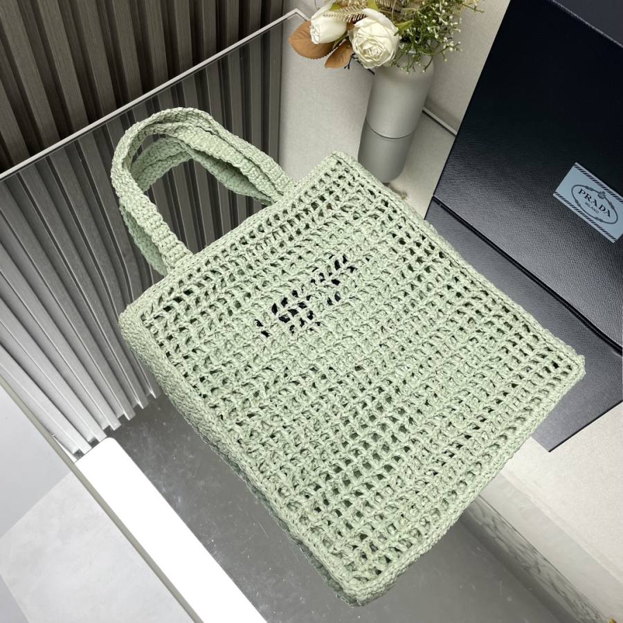 RP 2809000 Prada Raffia Tote 37x36x4 1BG393 98C2