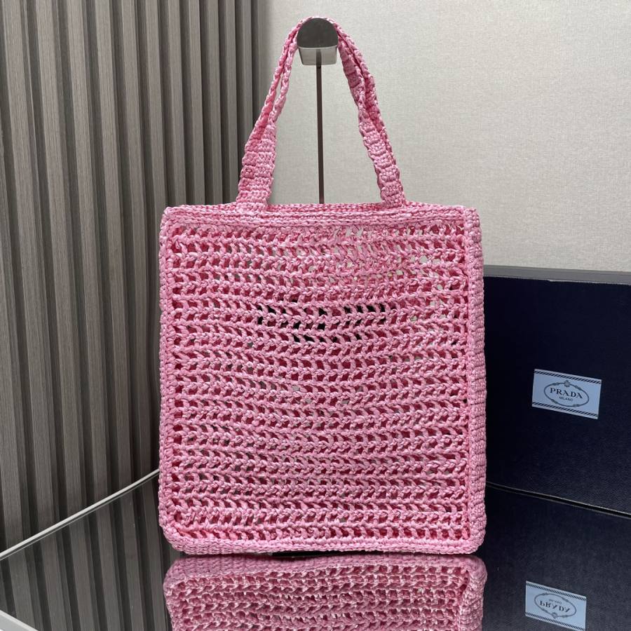 RP 2809000 Prada Raffia Tote 37x36x4 1BG393 9D6A