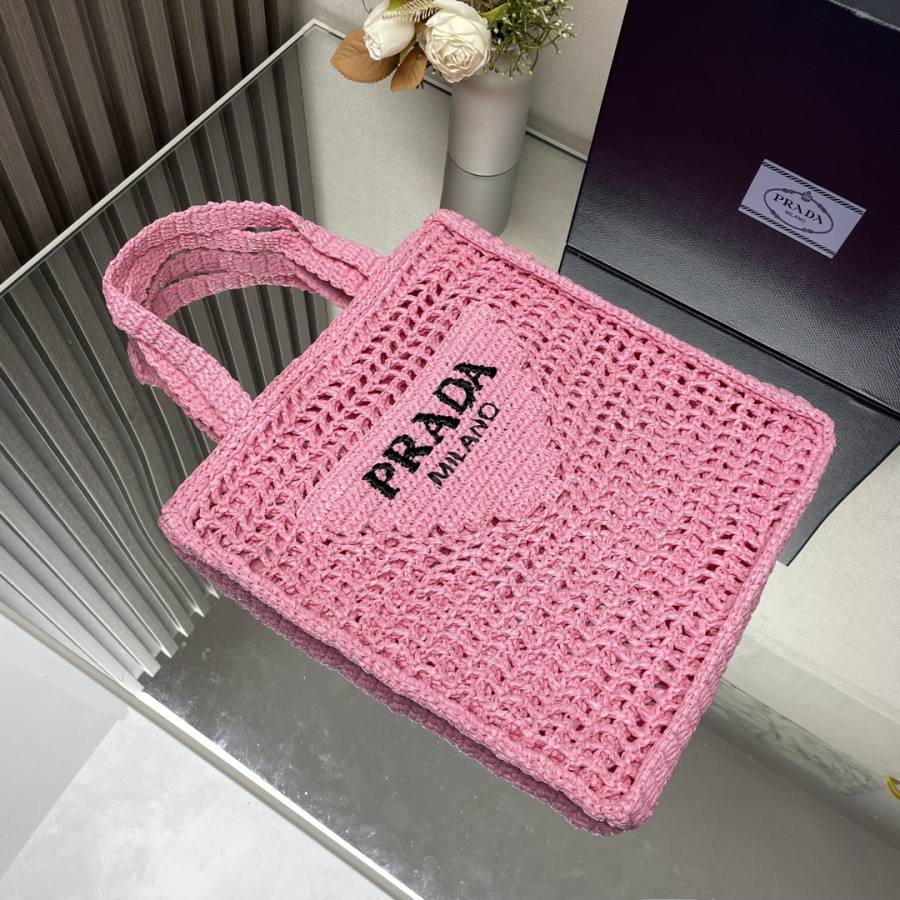 RP 2809000 Prada Raffia Tote 37x36x4 1BG393 9D6A