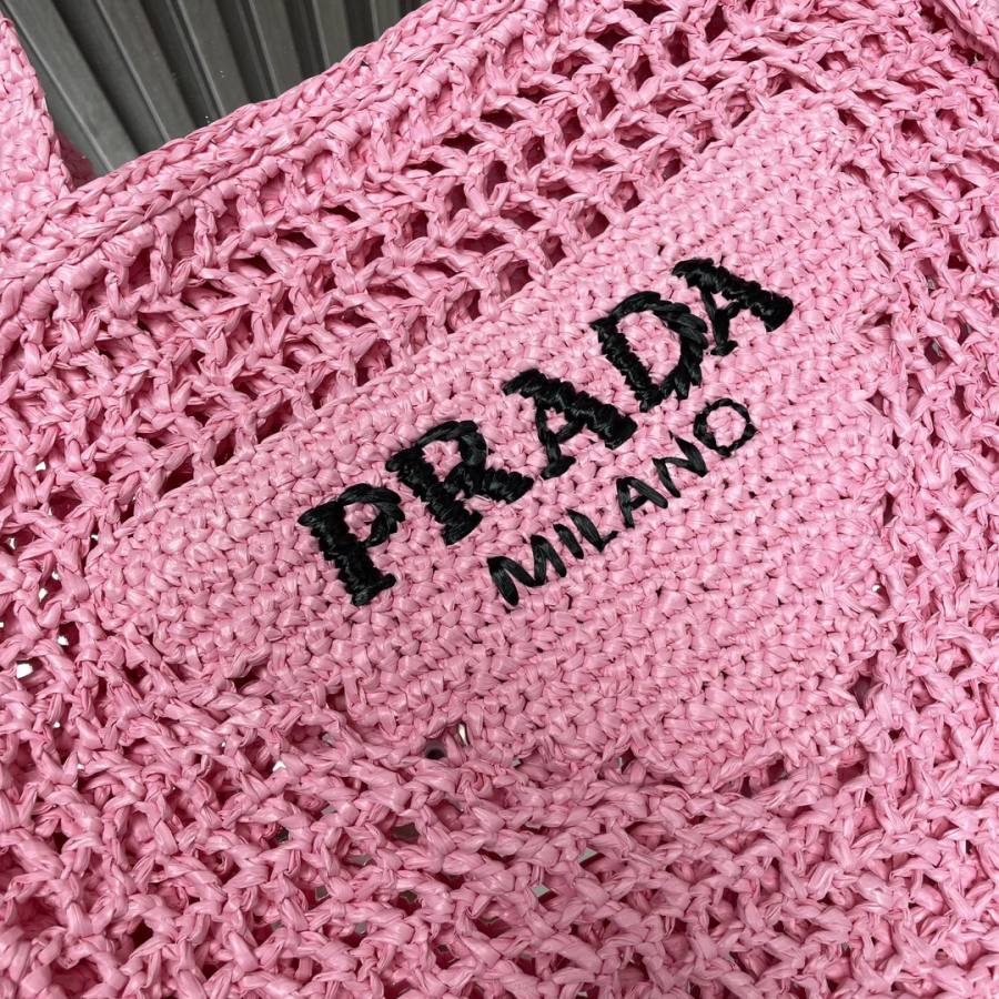 RP 2809000 Prada Raffia Tote 37x36x4 1BG393 9D6A
