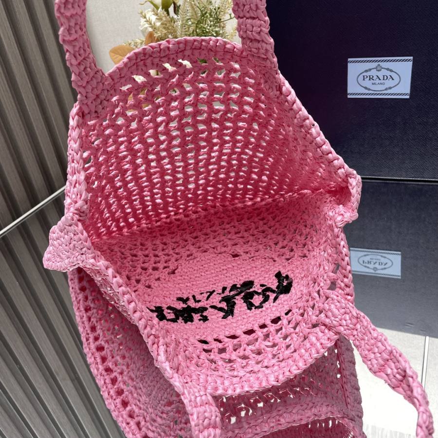 RP 2809000 Prada Raffia Tote 37x36x4 1BG393 9D6A
