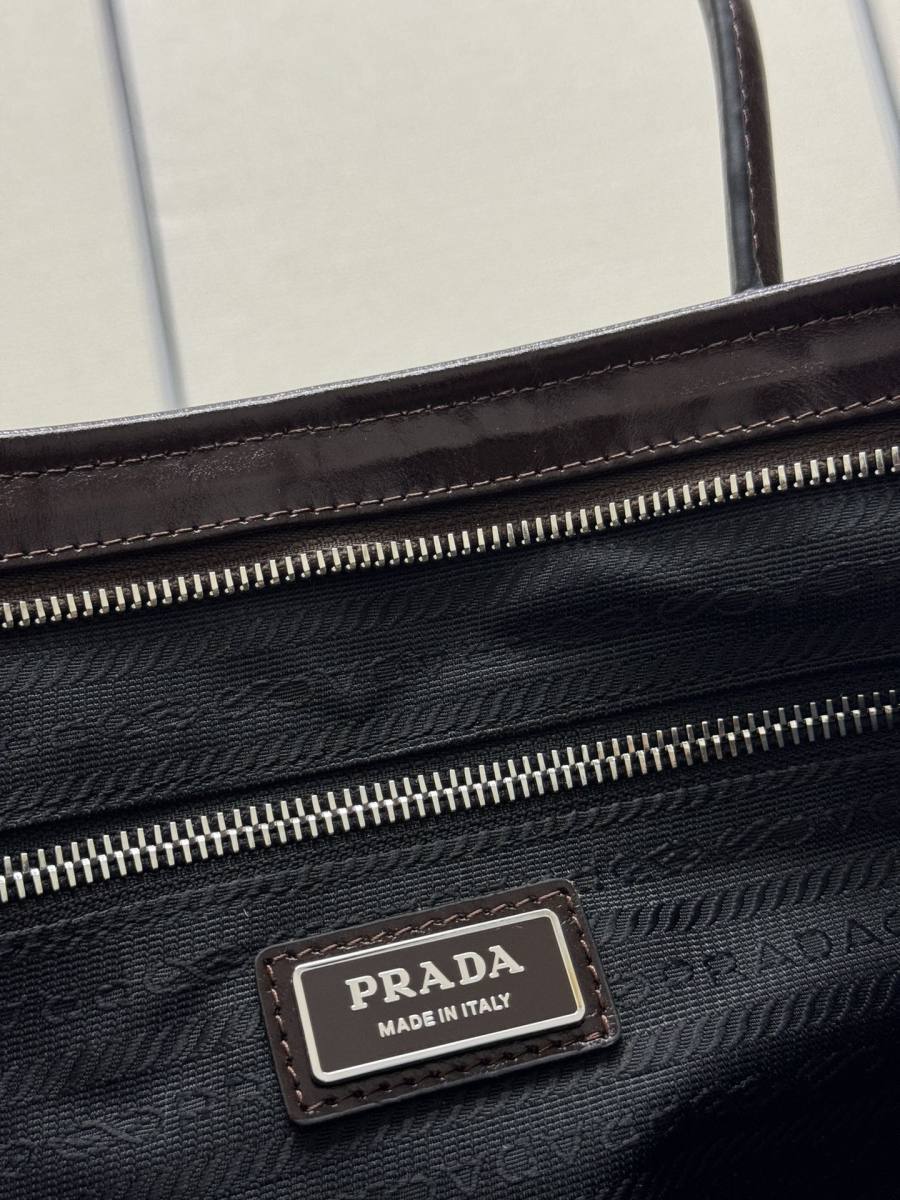 RP 4510000 Prada Soft Lux Tote XL Dark Coffee 50cm 2VG128 0CB2