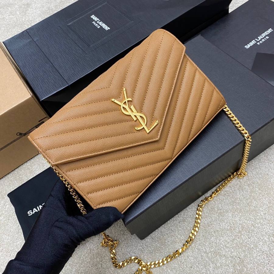 Saint Laurent Envelope WOC 19 x 11.5 x 4 A2FF